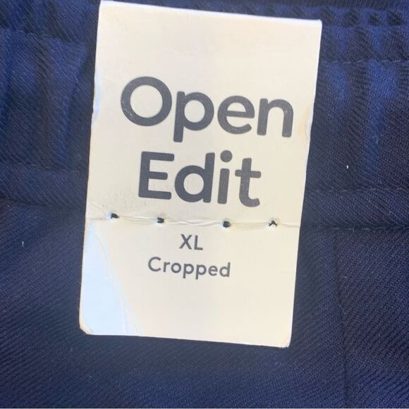 Open Edit Cropped Joggers Navy Size XL - Picture 7 of 11